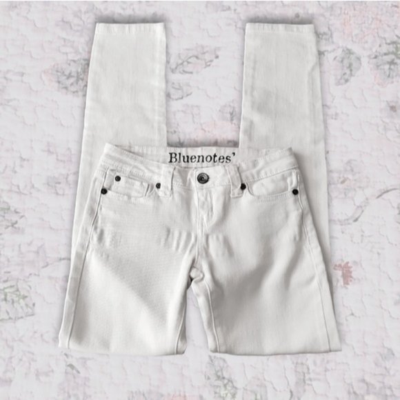 Vintage White Slim Fit Low Waisted Jeans- Size 25 - Picture 5 of 10